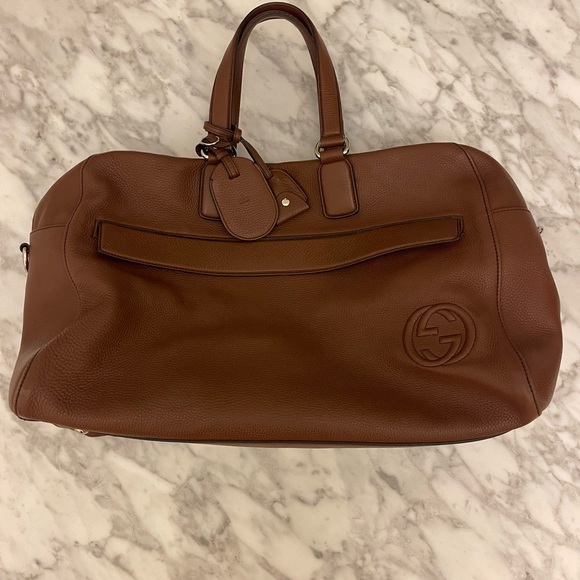Gucci Soho large brown leather duffle - Picture 3 of 11